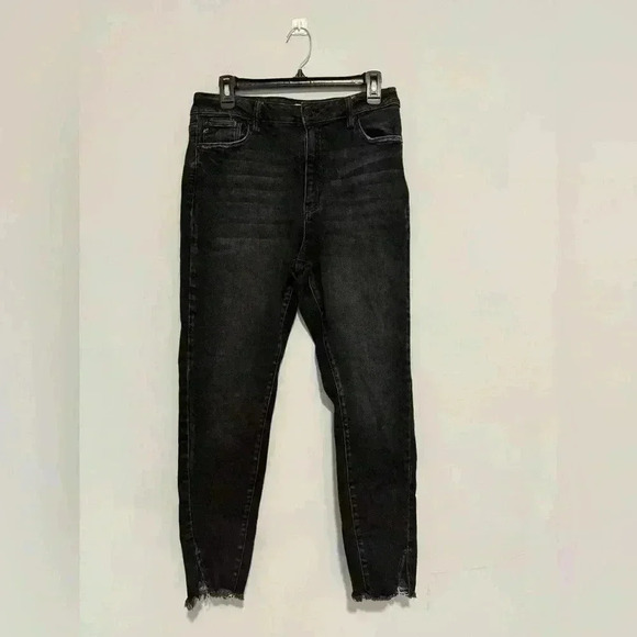 KanCan Layna Ultra High Rise Ankle Skinny Jeans in Dark Grey Wash Womens Size 30 - Picture 1 of 6
